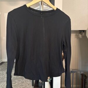 Glyder Athleisure Black Long Sleeve Tee